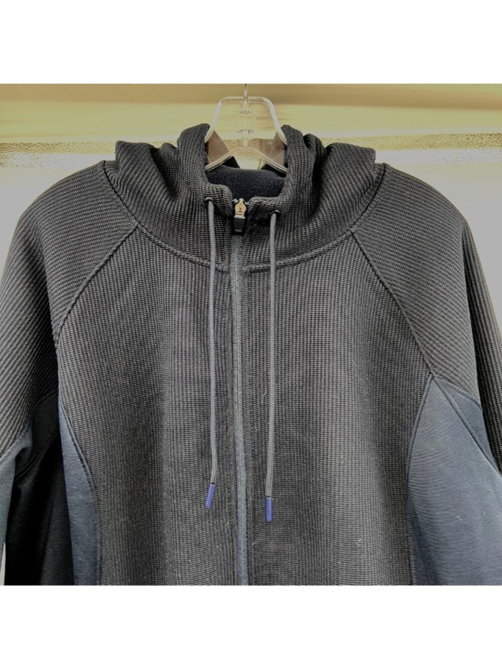 Swiss Tech Womens Jacket Full Zip Hooded Navy Size 2X Zip Pockets - Picture 2 of 10